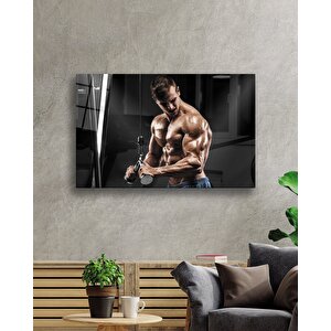 Spor Fıtnes Cam Tablo Sports Fitness 50x70 cm