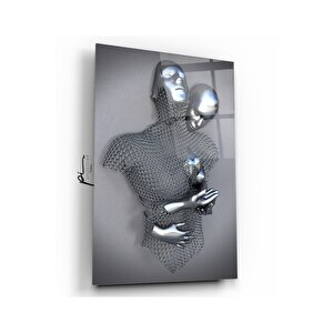 Metal Bedenler Cam Tablo 50x70 cm
