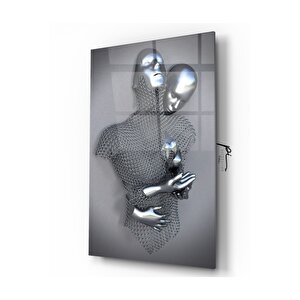 Metal Bedenler Cam Tablo 50x70 cm