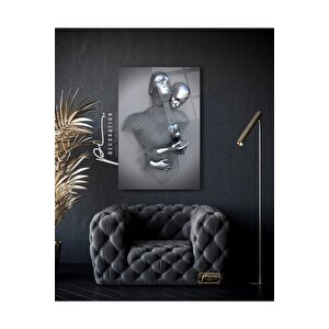Metal Bedenler Cam Tablo 50x70 cm
