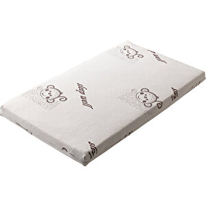 Sleep Well Cotton Vi̇sco Soft Ortopedi̇k Bebek Yataği Sepet Beşi̇k Yataği Park Bebek Yataği (7 Cm) 80x130 cm