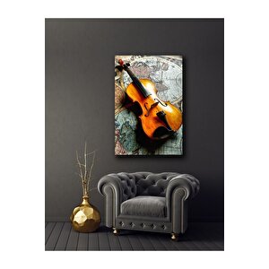 Keman Cam Tablo 50x70 cm