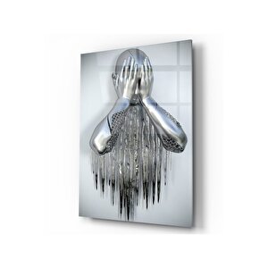 Metal Bedenler Cam Tablo 70x110 cm