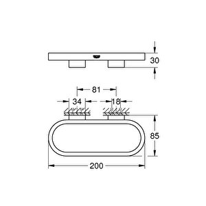 Grohe Selection Halka Havluluk - 41035a00