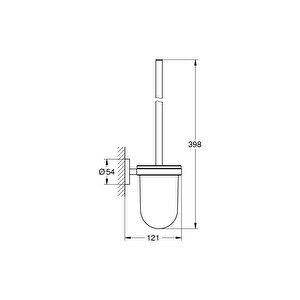 Grohe Essentials Tuvalet Fırçası Seti Cool Sunrise 40374gl1