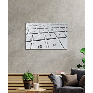 Klavye Cam Tablo 50x70 cm