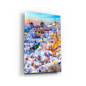 Santorini Cam Tablo 50x70 cm