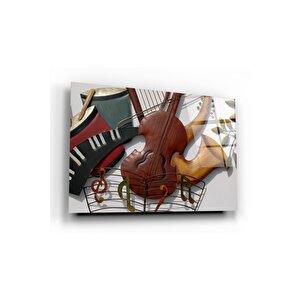 Müzik Cam Tablo 70x110 cm