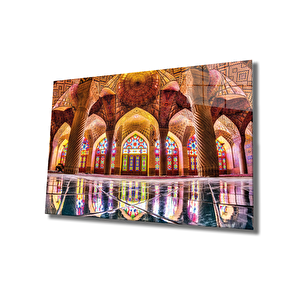 Mimari Cam Tablo Colorful Architecture 36x23 cm