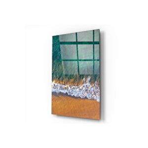 Dalgalar Cam Tablo 70x110 cm