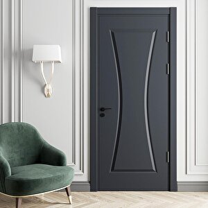 Kartepe Amerikan Panel Kapı 87x203 Cm Banyo Kapısı Antrasit 18/21