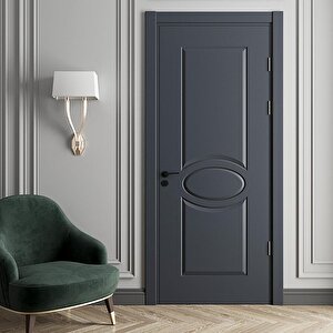 Hazar Amerikan Panel Kapı 87x203 Cm Banyo Kapısı Antrasit 10/13