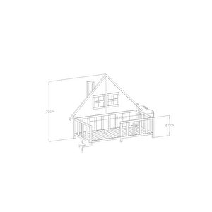 Givayo Wood's Home Montessori Yatak Beyaz 100x200 100x200 cm