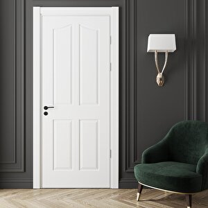 Zigana Amerikan Panel Kapı 77x203 Cm Banyo Kapısı Beyaz 14/17