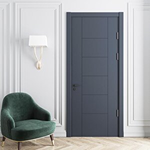 Teta Home Madra Amerikan Panel Kapı 77x203 Cm Banyo Kapısı Antrasit