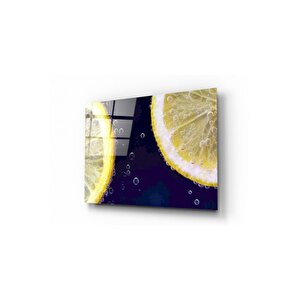 Limon Dilimleri Cam Tablo 50x70 cm