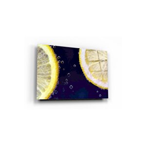 Limon Dilimleri Cam Tablo 50x70 cm
