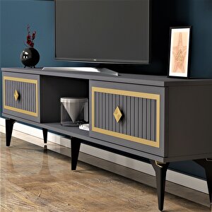 150 Cm Ni̇l Tv Üni̇tesi̇ Antrasi̇t-altin