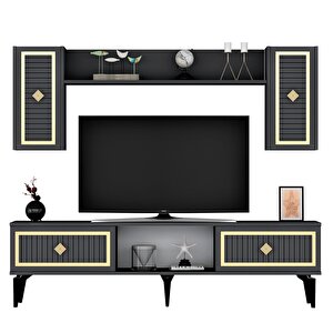 150 Cm Ni̇l Tv Üni̇tesi̇ Antrasi̇t-altin