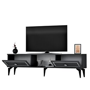 150 Cm Ni̇l Tv Sehpasi (alt Modül) Antrasi̇t-gümüş