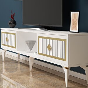 150 Cm Ni̇l Tv Sehpasi (alt Modül) Beyaz-altin