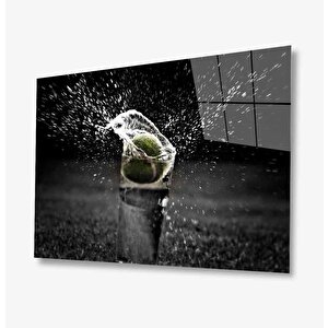 Sıçrama Cam Tablo 36x23 cm
