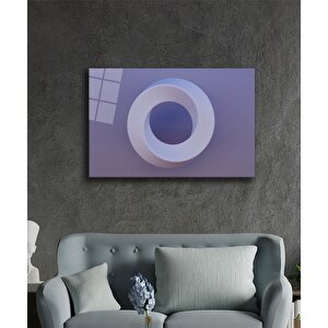 İllüstrasyon Cam Tablo Illustration Art 90x60 cm