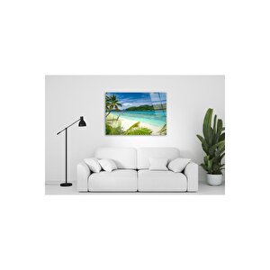 Sahil Cam Tablo 50x70 cm