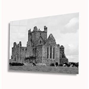 Eski Yapı Cam Tablo 110x70 cm