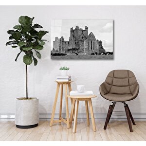 Eski Yapı Cam Tablo 90x60 cm
