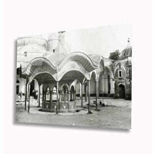 Eski Yapı Şadırvan Cam Tablo 50x70 cm