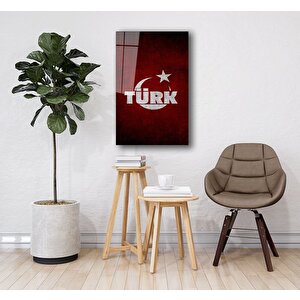 Türk Yazılı Cam Tablo 50x70 cm