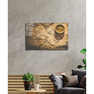 Pusula Cam Tablo 50x70 cm