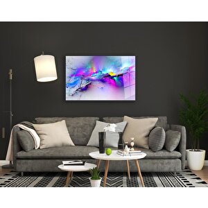 Soyut Cam Tablo 90x60 cm