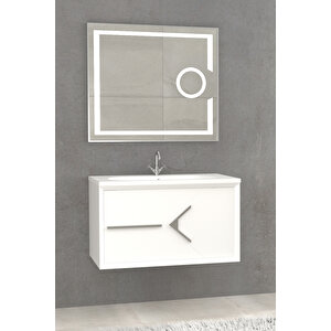 Bologna 80 Cm Banyo Dolabı - Beyaz