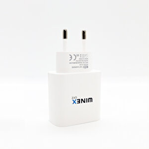 Usba To Type-c 18w Quick Charger 3.0 Ultra Hızlı Kablolu Ev Tipi Şarj Aleti Beyaz