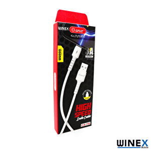Winex Ca116 Usba To Micro Hızlı Data Ve Şarj Kablosu 3a Beyaz