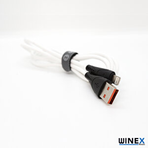 Ca30 Usb To Lightning Hızlı Data Ve Şarj Kablosu 2.4a Beyaz