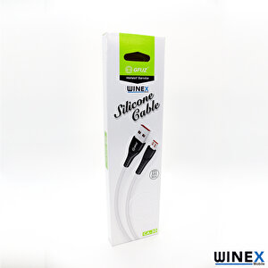 Winex Ca30 Usba To Micro Hızlı Data Ve Şarj Kablosu 2.4a Beyaz