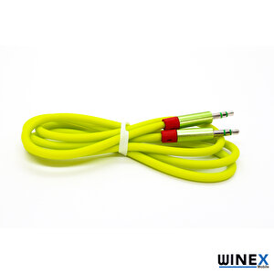Winex Ax42 Gfz 3.5mm Aux Kablo 1m Yeşil