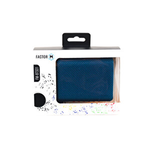 Factor M Bts01 Taşınabilir Bluetooth Hoparlör Mavi