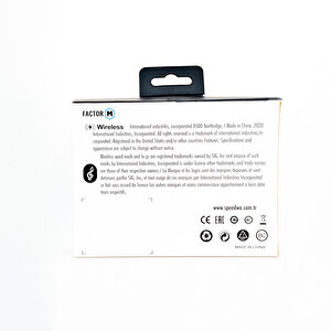 Factor M Bts01 Taşınabilir Bluetooth Hoparlör Mavi