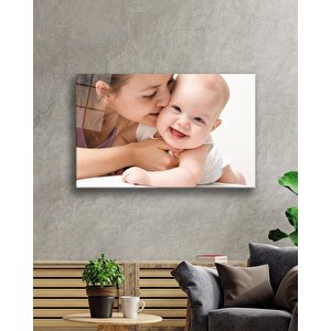 Anne Bebek Cam Tablo Mother Baby Table 36x23 cm
