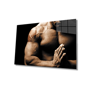 Spor Fıtnes Cam Tablo Sports Fitness 36x23 cm