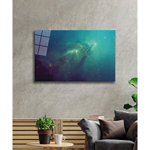 Evren Uzay Cam Tablo Universe 110x70 cm