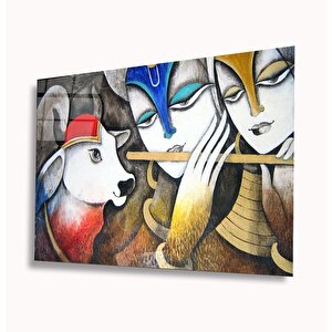 Klasik Resimler Cam Tablo 36x23 cm