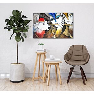 Klasik Resimler Cam Tablo 90x60 cm