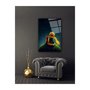 Küçük Prens Cam Tablo 50x70 cm