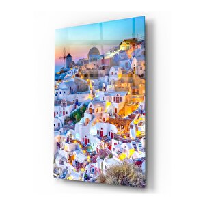 Santorini Cam Tablo 50x70 cm