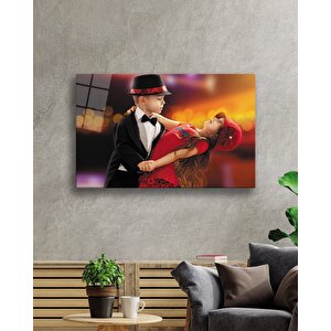 Dans Eden Çocuklar Cam Tablo Dancing Kids Table 50x70 cm